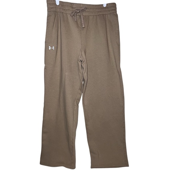 Under Armour Other - Under Armour Mens Fleece Rival pants Beige Large Sweatpants Straight